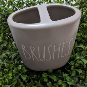Rae Dunn Brushes Gray Holder